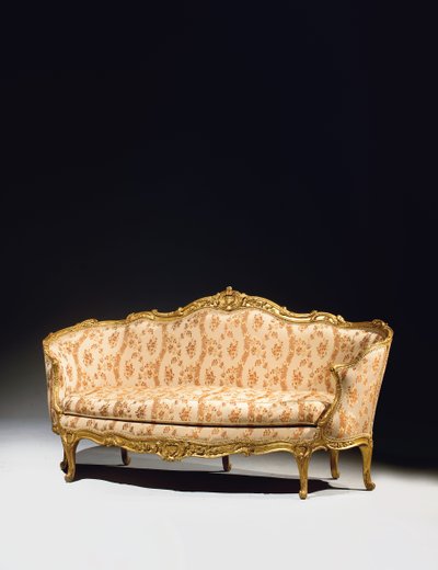 Louis XV sohva tekijältä Jean Baptiste Tilliard