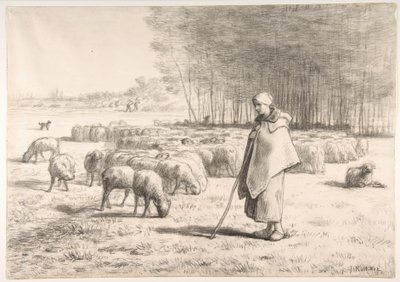 Paimeneter laumoineen tekijältä Jean-Francois Millet