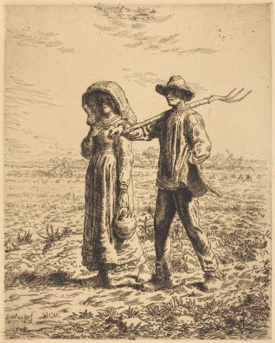 Lähtö työhön tekijältä Jean-Francois Millet