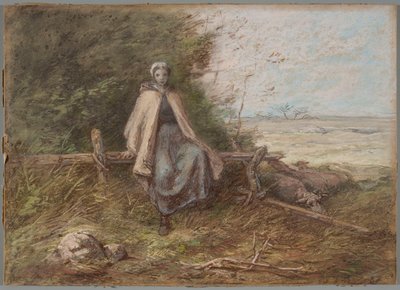 Paimentyttö tekijältä Jean-Francois Millet