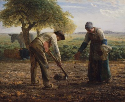 Perunan istutuskoneet tekijältä Jean-Francois Millet