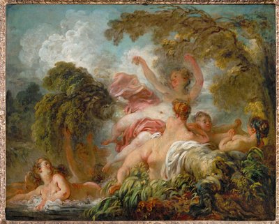Les baigneuses. Kylpijät ... tekijältä Jean-Honore Fragonard
