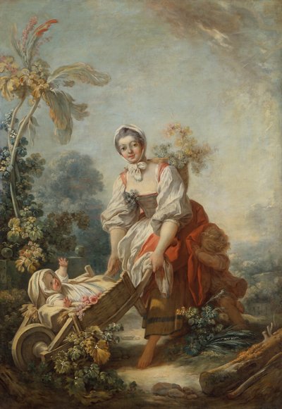 Äitiyden ilot tekijältä Jean Honore Fragonard