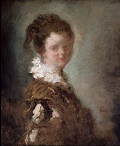 Nuori nainen tekijältä Jean-Honore Fragonard