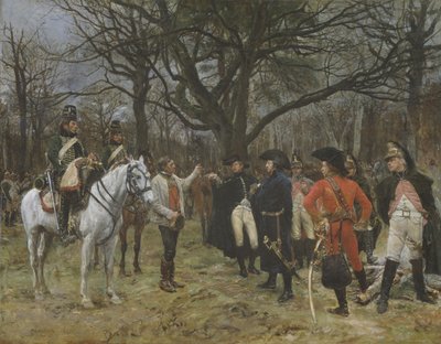 Tietoja - Kenraali Desaix ja talonpoika tekijältä Jean Louis Ernest Meissonier