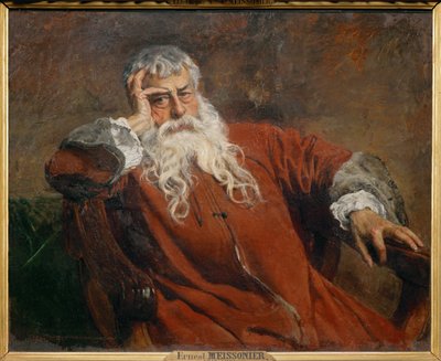 Omakuva (maalaus kankaalle) tekijältä Jean-Louis Ernest Meissonier