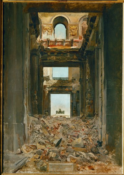 Riemukaari du Carrousel (öljy kankaalle) tekijältä Jean-Louis Ernest Meissonier