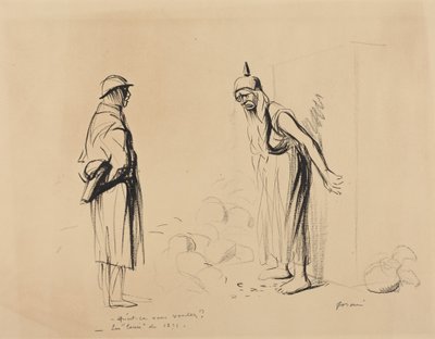- Mitä haluatte? - Vuoden 1871 "louisit" tekijältä Jean-Louis Forain