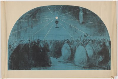 Lourdes, 1914, 25. kansainvälinen eukaristinen kongressi tekijältä Jean-Louis Forain