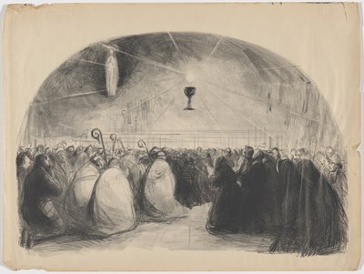Lourdes, 1914, 25. kansainvälinen eukaristinen kongressi tekijältä Jean-Louis Forain