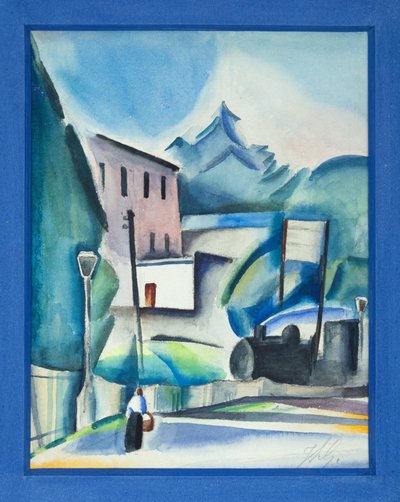 Junan kulku, n. 1915-20 (akvarelli paperille) tekijältä Jean Louis Gampert