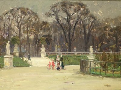 Jardin du Luxembourgissa (öljy kankaalle) (öljy kankaalle) tekijältä Jean Louis Lefort