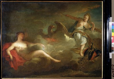 Jupiter, Juno ja Io (Jupiter, Juno ja Io). Jean Marc Nattierin maalaus (Jean-Marc Nattier tekijältä Jean Marc Nattier