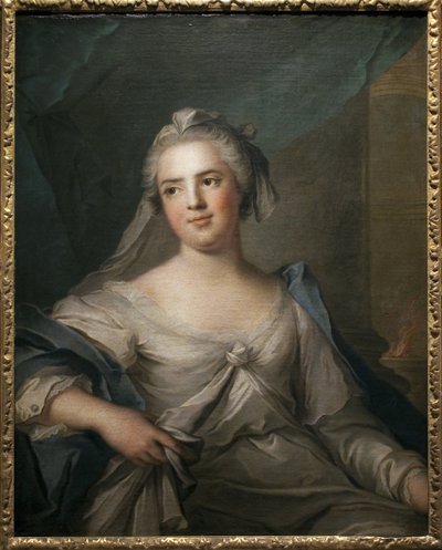 Madame Infante in Vestale - Jean Marcin (Jean-Marc) Nattierin (1685-1766) maalaus, öljy kankaalle, ranskalainen taide 1700-luku - Musee des Beaux Arts de Pau tekijältä Jean Marc Nattier