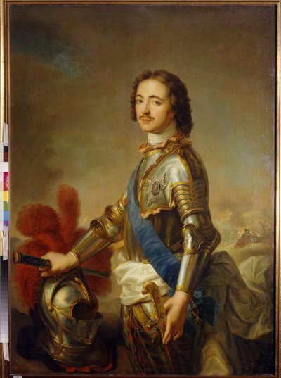 Pietari 1:n, Venäjän suuren (1672-1725) tsaarin muotokuva tekijältä Jean Marc Nattier