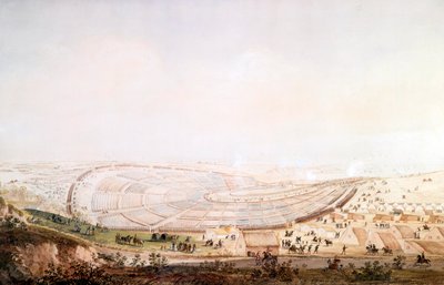 Näkymä armeijasta Boulogne-sur-Merin leirissä tekijältä Jean Rodolphe Gautier
