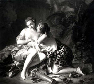 Jupiter ja Callisto tekijältä Jean Simon Berthelemy