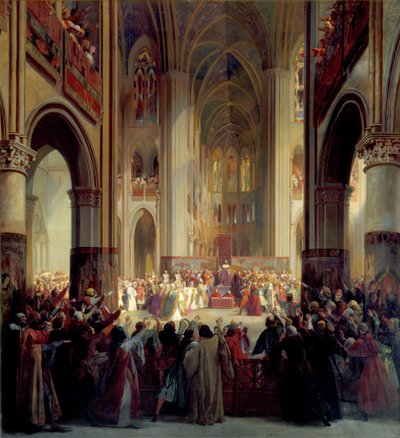 Pariisin osavaltion kenraali, 1328, 1800-luvun puoliväli. tekijältä Jean Alaux