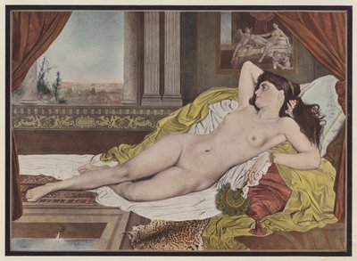 Sohvalla (väri litho) tekijältä Jean Alexandre Coraboeuf