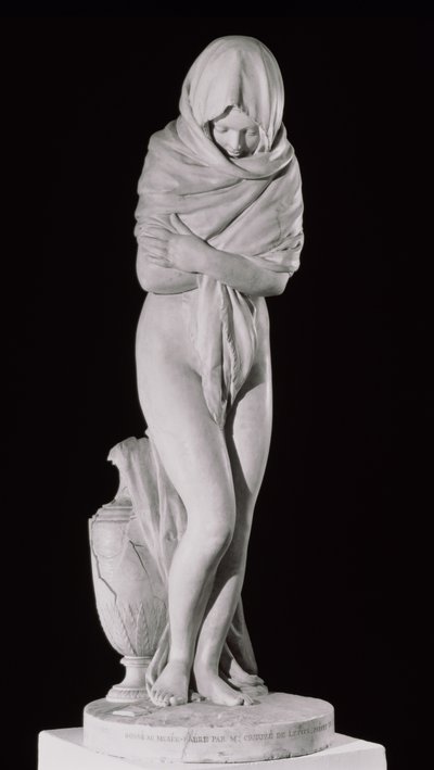 Talvi tai kylmä nainen (marmori) tekijältä Jean Antoine Houdon