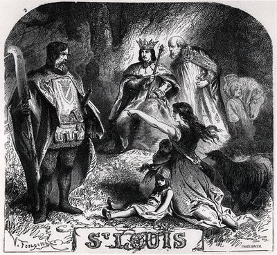 St. Louis antaa oikeutta tammen alla Vincennesissä, Histoire de France en Tableaux