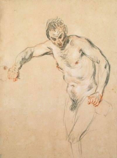 Huonekalut ja erilaiset esineet 1100- ja 1300-luvuilta tekijältä Jean Antoine Watteau