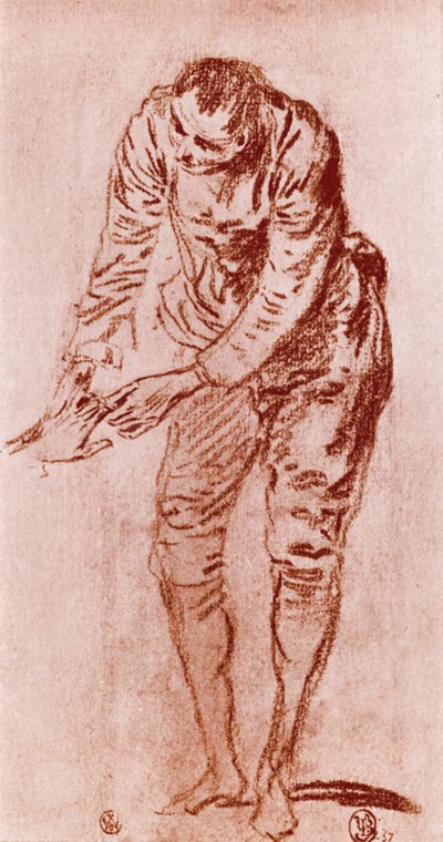 Tutkimus Sanguinessa, 1913. tekijältä Jean Antoine Watteau