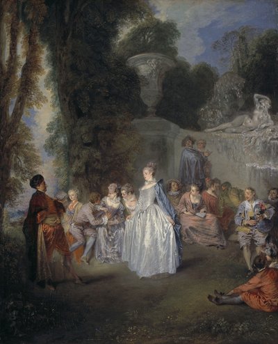 Venetsialaiset festivaalit tekijältä Jean Antoine Watteau