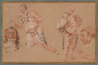 Italialaiset koomikot tekijältä Jean Antoine Watteau