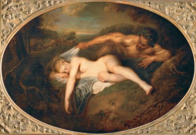 Nymfi ja satiiri ... tekijältä Jean Antoine Watteau