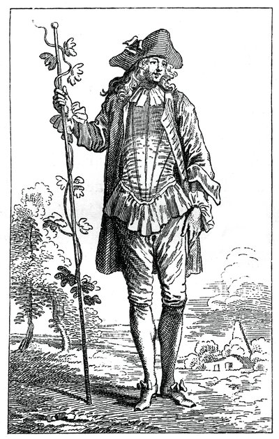 Talonpojan puku, 1885 tekijältä Jean Antoine Watteau