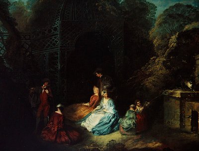 Huilusoittaja tekijältä Jean Antoine Watteau