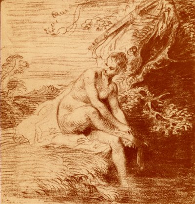 Dianan kylpyamme tekijältä Jean Antoine Watteau