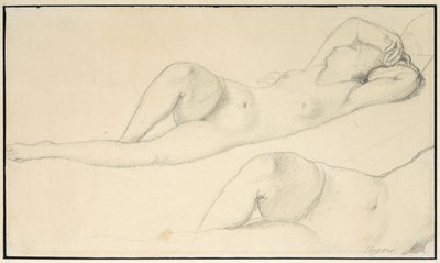 Makaava nainen alaston, tekijältä Jean Auguste Dominique Ingres