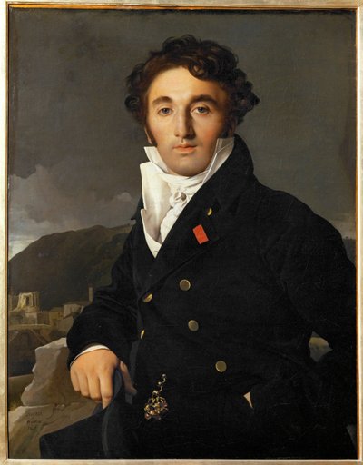 Charles Cordier, Inspecteur des Domaines a Rome et Paris, maalattu 1811 ... tekijältä Jean Auguste Dominique Ingres