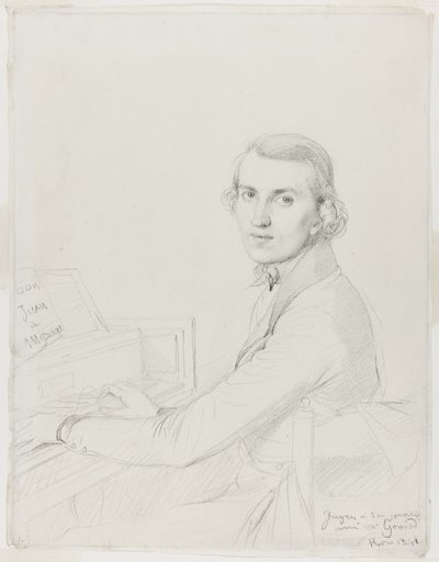 Charles Gounod, 1841 tekijältä Jean Auguste Dominique Ingres