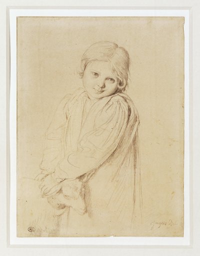 Charlotte-Madeleine Taurel, kaivertajan tytär ... tekijältä Jean Auguste Dominique Ingres