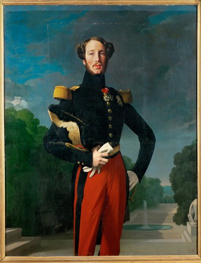 Ferdinand Philippe Louis, Orléansin herttua (maalaus kankaalle) tekijältä Jean Auguste Dominique Ingres