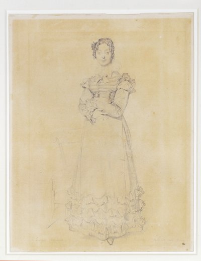 Francoise Leblanc, Jacques-Louisin vaimo, Elisan sihteeri ... tekijältä Jean Auguste Dominique Ingres
