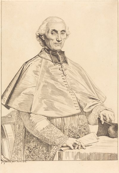 Gabriel Cortois de Pressigny tekijältä Jean Auguste Dominique Ingres