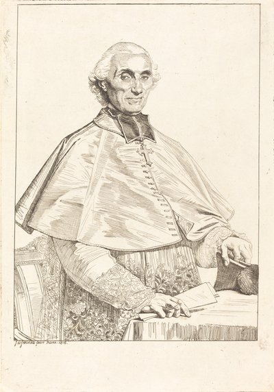 Gabriel Cortois de Pressigny tekijältä Jean Auguste Dominique Ingres