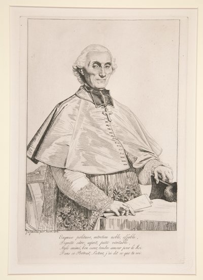 Gabriel Cortois de Pressigny tekijältä Jean Auguste Dominique Ingres