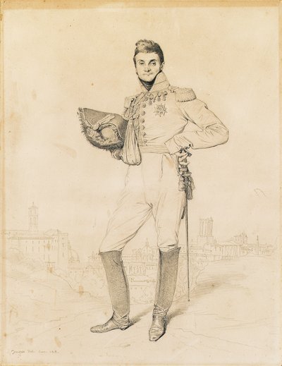 Kenraali Louis-Etienne Dulong de Rosnay, 1818 tekijältä Jean Auguste Dominique Ingres