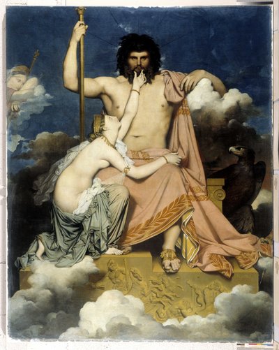 Jupiter ja Thetis tekijältä Jean Auguste Dominique Ingres