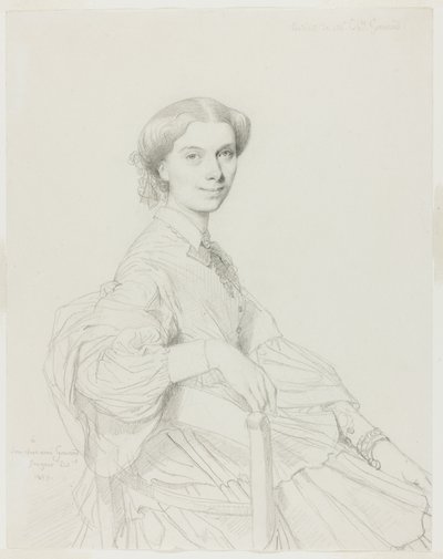 Madame Charles Gounod tekijältä Jean Auguste Dominique Ingres