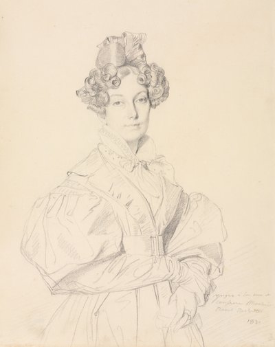 Rouva Désiré Raoul-Rochette tekijältä Jean Auguste Dominique Ingres