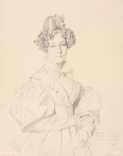 Madame Désiré Raoul-Rochette, 1830. tekijältä Jean Auguste Dominique Ingres