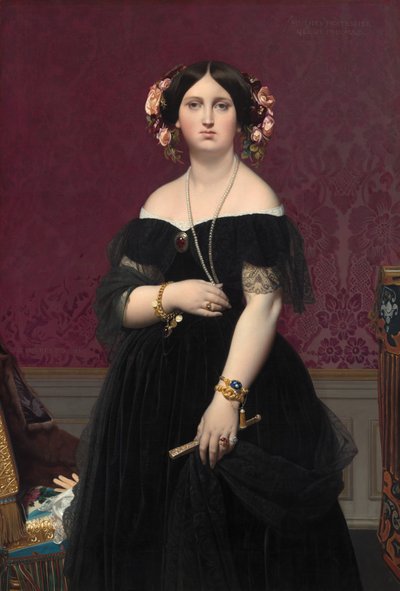 Rouva Moitessier tekijältä Jean Auguste Dominique Ingres