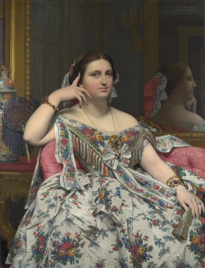Rouva Moitessier tekijältä Jean Auguste Dominique Ingres