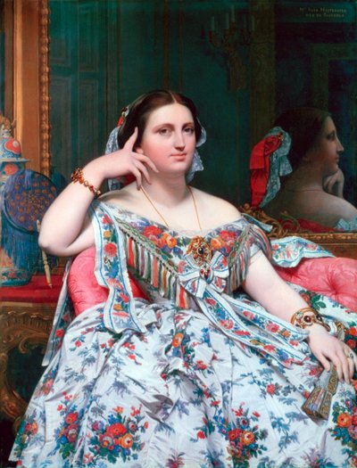 Madame Moitessier, 1856 tekijältä Jean Auguste Dominique Ingres